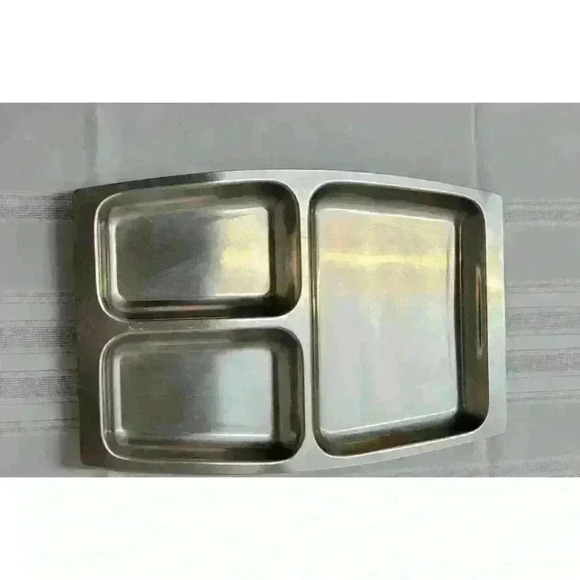 VTG-Danish-MCM-Party-Line-INOX-Tray - Picture 1 of 5